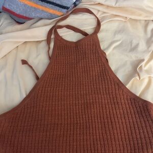 Pilcro Terracotta Knit Top